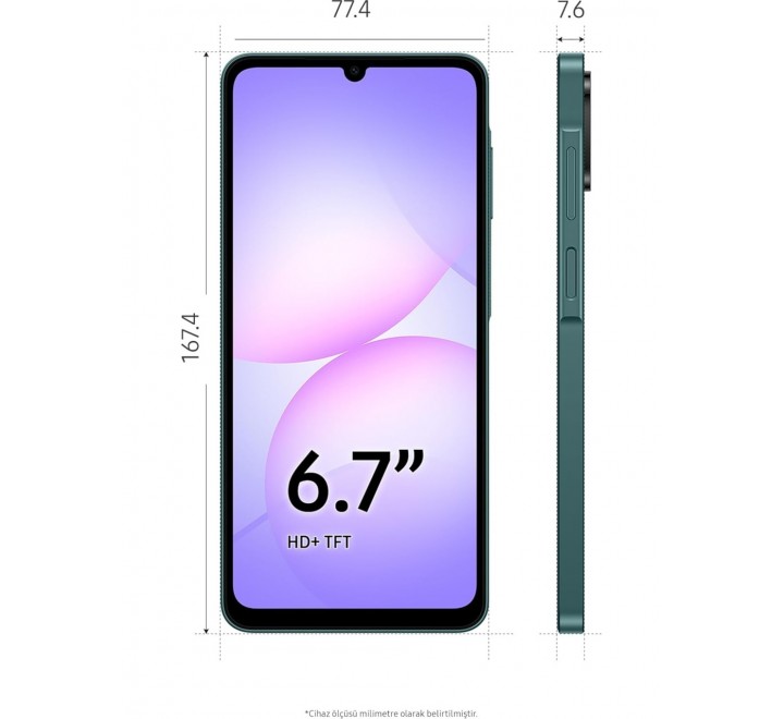 Samsung Galaxy A07 128 GB 4 GB Ram (Samsung Türkiye Garantili) Yeşil