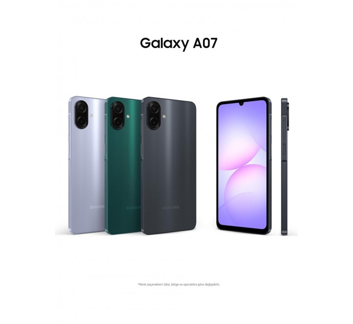 Samsung Galaxy A07 128 GB 4 GB Ram (Samsung Türkiye Garantili) Açık Mor